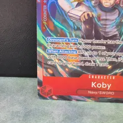 Koby PRB-02 PRB02-001 Alternate Art The Best Vol 2 One Piece Near Mint Card NM - Image 4