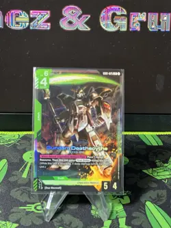 Gundam Deathscythe GD01-025 LR GUNDAM TCG CARD GAME FOIL ENGLISH NEWTYPE RISING - Image 1