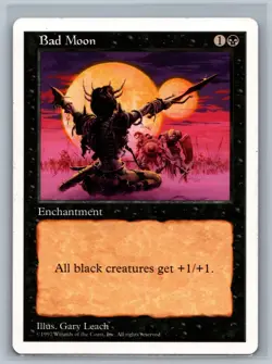 Magic The Gathering 5th Edition Bad Moon MTG TCG CCG Fifth - Image 1