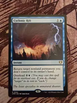 CYCLONIC RIFT (CMM) NEAR MINT - MTG: MAGIC THE GATHERING - Image 1