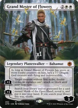 MTG BL Adventures in the Forgotten Realms AFR Grand Master of Flowers MINT - Image 1