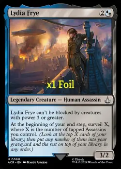 MTG Foil Universes Beyond: Assassin's Creed ACR Lydia Frye MINT - Image 1