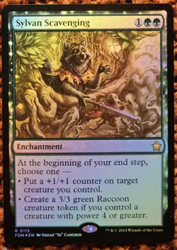 ✨Sylvan Scavenging✨ MTG | Foundations | Foil | NM/M | R 0113 - Image 1