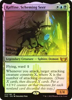 MTG - Raffine, Scheming Seer - Foil - SNC - Magic the Gathering - Image 1