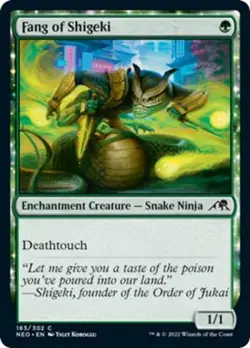 Fang of Shigeki - Near Mint MTG Kamigawa: Neon Dynasty - Image 1