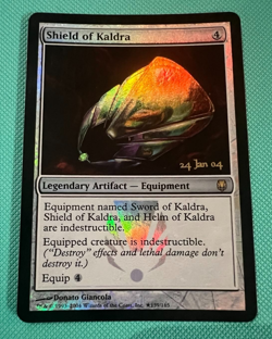 Foil - Shield Of Kaldra - Darksteel - Prerelease Promo - MTG - Magic - Foil - Image 1