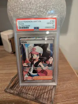 2025 Pokemon WHT EN Hilda 164/086 Ultra Rare PSA 10 - Image 1
