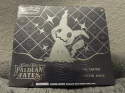 Pokemon TCG Paldean Fates Pokemon Center Elite Trainer Box ETB New Sealed - Image 1
