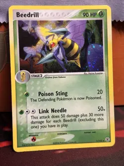 Beedrill 1/112 EX FireRed & LeafGreen Holo Rare Pokemon TCG 2004 - Image 1