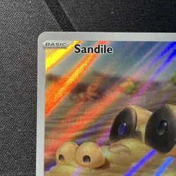 Pokemon Sandile ~ Scarlet & Violet Base Set 216/198 ~ Illustration Rare - Image 2