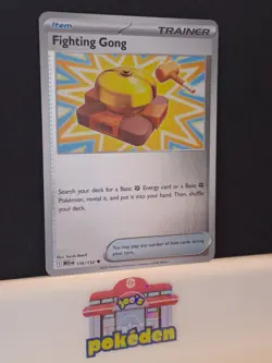 Fighting Gong Reverse Holo 116/132 Mega Evolution Pokemon TCG NM/MT - Image 1