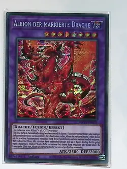 Albion the Branded Dragon MP22-DE076 Prismatic Secret Rare 1st Edition Yugioh GE - Image 1