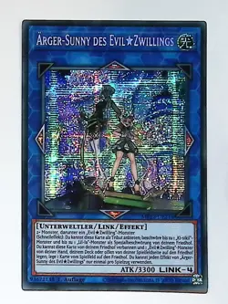 Evil Twin's Trouble Sunny MP22-DE216 Prismatic Secret Rare 1st Edition Yugioh GE - Image 1