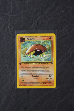 Kabuto 1st Edition - 50/62 - Common Card - Fossil Set 1999 WOTC Pokemon - Image 1