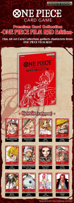 One Piece Premium Card Collection Film Red Edition English Factory Sealed - Image 3