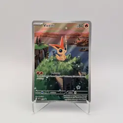 Victini SVP 208 Black Star Promo Illustration Rare NEAR MINT Pokemon Card [2] - Image 1
