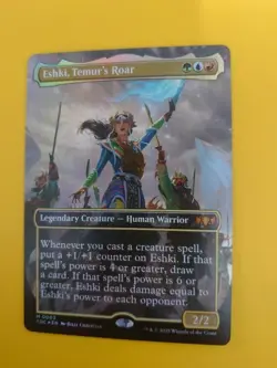 Eshki, Temur's Roar. Mythic. Human Warrior M0003 TDC MTG Card. - Image 2