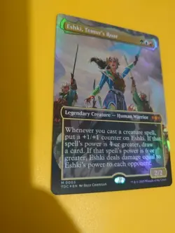 Eshki, Temur's Roar. Mythic. Human Warrior M0003 TDC MTG Card. - Image 5