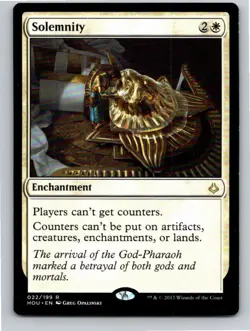 Magic the Gathering Solemnity Hour of Devastation MTG Free Shipping! - Image 1