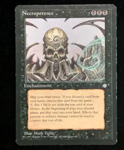 Necropotence Ice Age x1 MP MTG - English - Image 1