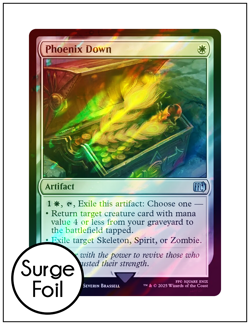 1x Phoenix Down, Surge Foil, Final Fantasy, Magic MTG NM - Image 1