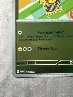 US SELLER Pikachu Batik 191/SV-P Indonesia Pokemon Promo Reverse Holo NM - Image 3