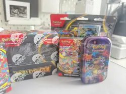 Pokemon TCG Mega Evolution Booster Bundle, Blister Pack, Tin and Booster Box - Image 3