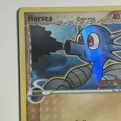 HORSEA (Delta Species) 50/101 Ex DRAGON FRONTIERS POKEMON REV HOLO STAMPED NM LP - Image 2