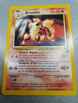 ARCANINE #6 LEAGUE ITA - POKEMON WIZARDS BLACK STAR PROMOS EX PL - Image 1