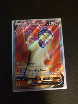 Pokemon Hisuian Typhlosion V Full Art Astral Radiance Holo 169/189 NM/M - Image 1