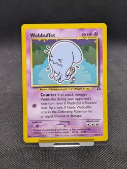 Pokemon TCG Wobbuffet Neo Discovery 35/75 Rare WOTC NM/M - Image 1