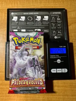 HEAVYU 22.46 Grams! Pokemon Paldea Evolved Factory Sealed Booster Pack!! - Image 1