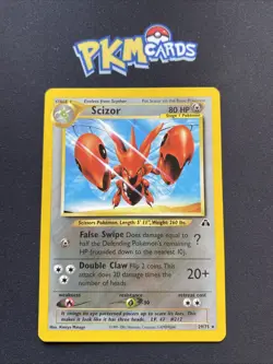 Pokemon TCG Scizor Neo discovery 29/75 Regular Rare LP. - Image 1