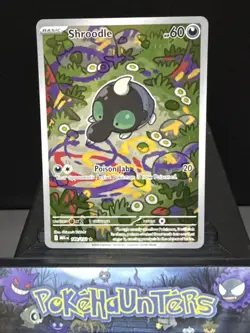 Pokemon Card Shroodle 149/132 Illustration Rare Mega Evolution Base Set NM - Image 1