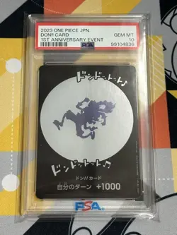 PSA10 Nika Don Card Promo One Piece Card Japanese - Image 1