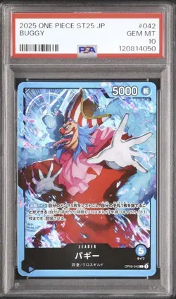 PSA10 Buggy One Piece Card Japanese - Image 1
