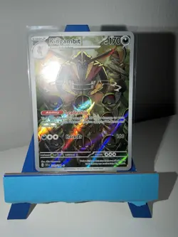 Pokemon Kingambit TCG Scarlet Violet Holo Card 220/198 Illustration RARE - Image 2