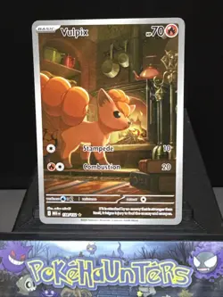 Pokemon Card Vulpix 138/132 Illustration Rare Mega Evolution Near Mint - Image 1