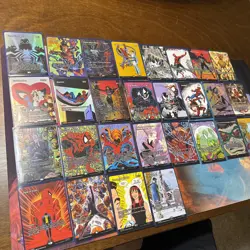 Magic The Gathering Spider-Man 28 card lot all borderless/ foils MTG - Image 1