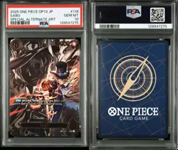 PSA10 Sabo #118 One Piece Card Japanese - Image 1
