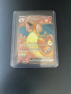Charizard EX Full Art Ultra Rare Card 183/165 Pokemon TCG Scarlet & Violet - Image 1