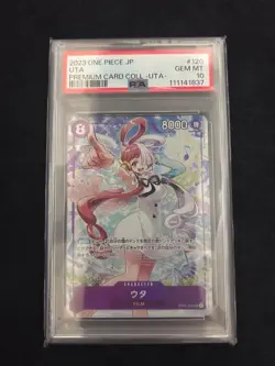 PSA10 Uta SEC OP02-120 One Piece Card Japanese - Image 1