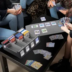 Card Storage Box, 3200+ MTG Deck Box with 12 Colorful Dividers & 4 Supporters... - Image 2