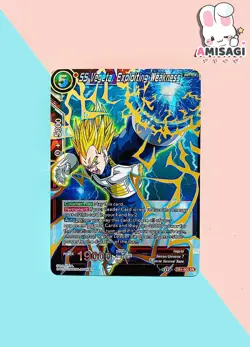 Dragon Ball Trading Card - SS Vegeta, Exploiting Weakness DB1-002 SR Foil Karte - Image 1