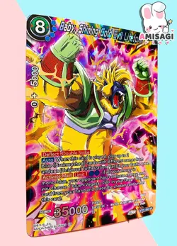 Dragon Ball Trading Card Baby Shining Gold Evil Lifeform BT21-060 SR Foil Karte - Image 2