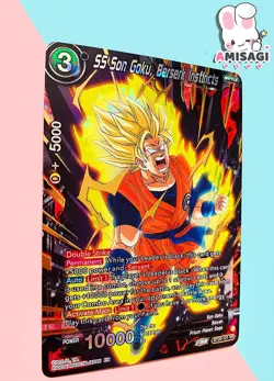 Dragon Ball Trading Card - SS Son Goku, Berserk Instincts BT20-121 SR Foil Karte - Image 2