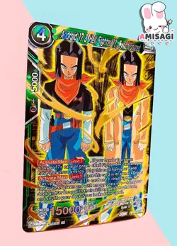 Dragon Ball Trading Card - Android 17 & Hell Fighter 17 BT20-077 SR Foil Karte - Image 2
