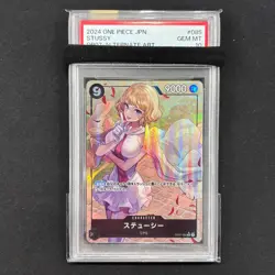 PSA10 Stussy Parallel OP07-085 One Piece Card Japanese - Image 1