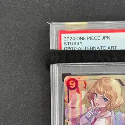 PSA10 Stussy Parallel OP07-085 One Piece Card Japanese - Image 2