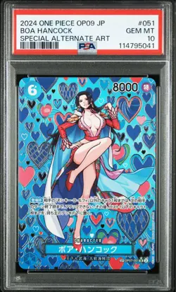 PSA10 Boa Hancock SR SP One Piece Card Japanese - Image 1